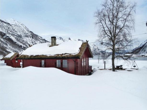 Nogle gange vil du bare gå et sted til Skandinavien og bo i et ensomt hus ved søen. Foto: Yandex. Billeder