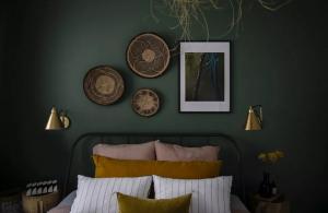 Sådan laver du dit soveværelse en unik og uforglemmelig, ved hjælp af vægge. 6 Jolly ideer