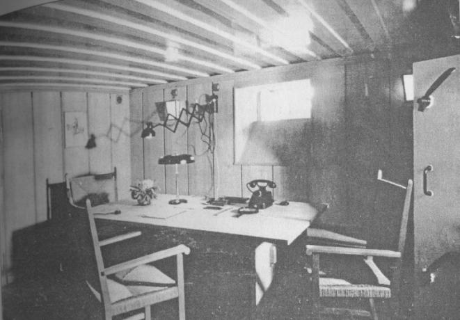 Hitlers kontor i boligen "Felsennest"