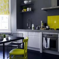 6 cool og elegante farvekombinationer af køkkenmøbler, væg og gulv til dit køkken.