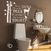 6 cool design ideer til indretning af dit badeværelse, med klistermærker.