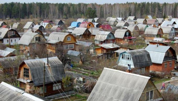 Typiske huse 6 acres. Foto kilde: muravskaya.ru