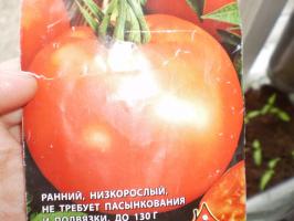 Sow tidligt modning tomater i begyndelsen af ​​april. 7 populære sorter